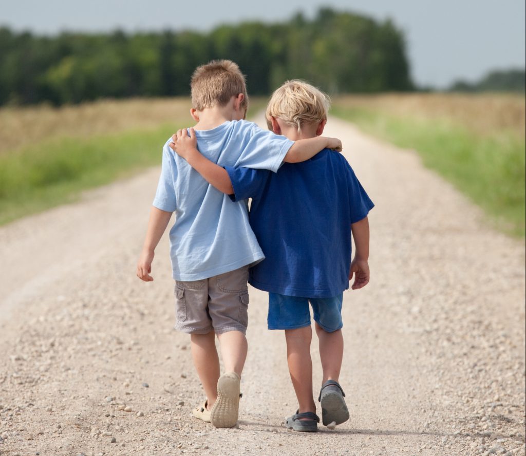 Two Boys Walking Down a Gravel Road | Children’s Hearings Improvement ...